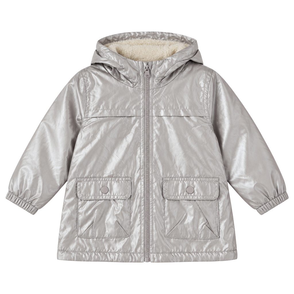 Carter's Lightweight Jacket Size 4T Lavender Fleece Lined 1