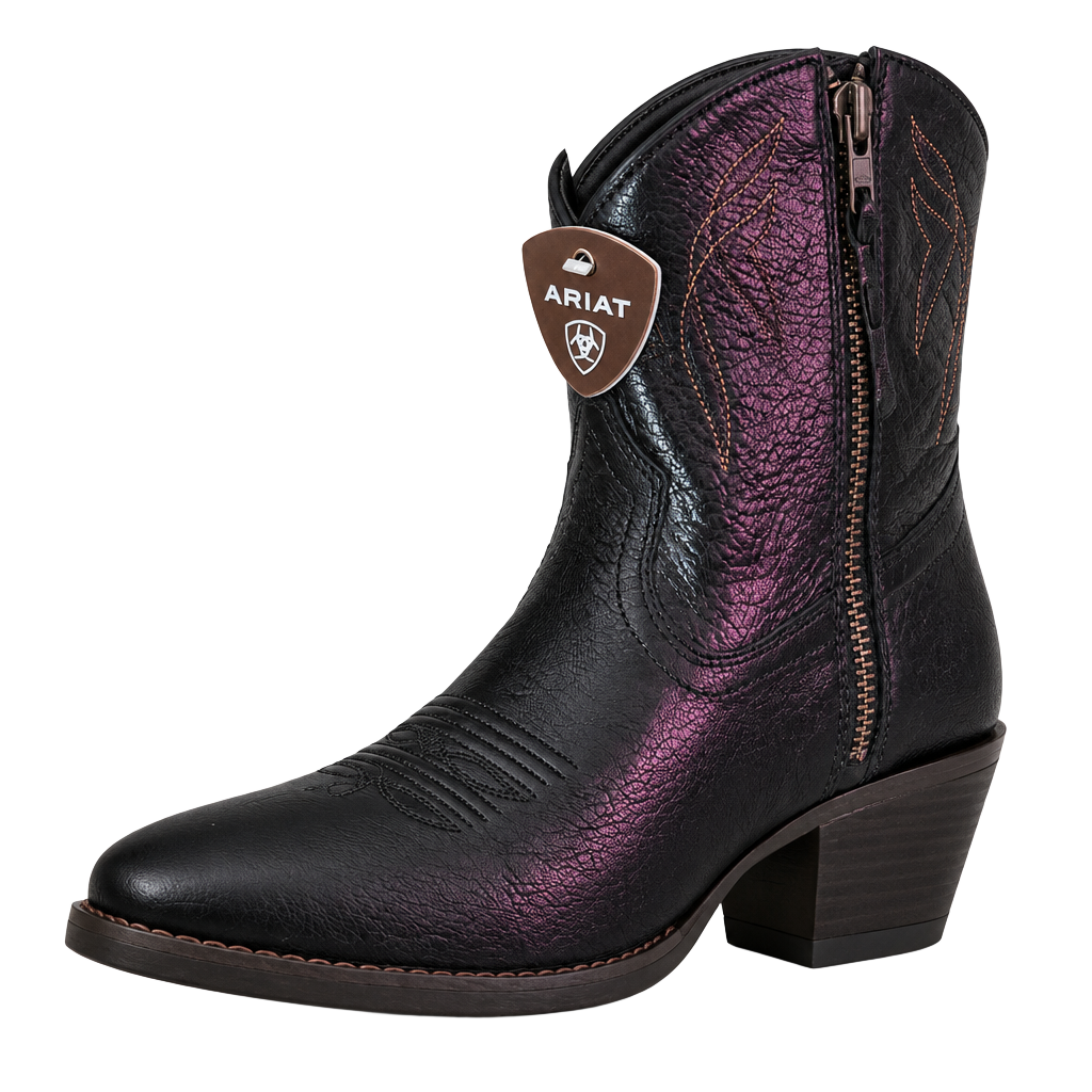 Ariat Darlin Western Boot Size 10 Old Black 1