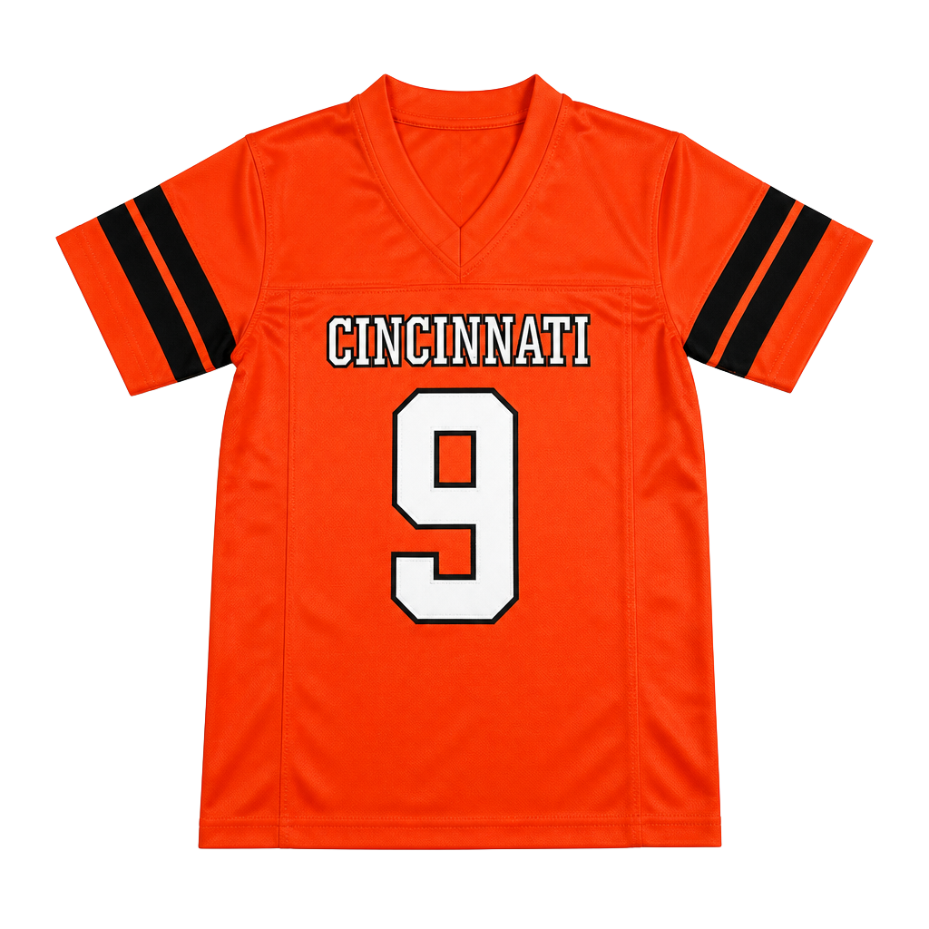 Shxinet Joe Burrow Cincinnati Football Jersey Size S Orange 1