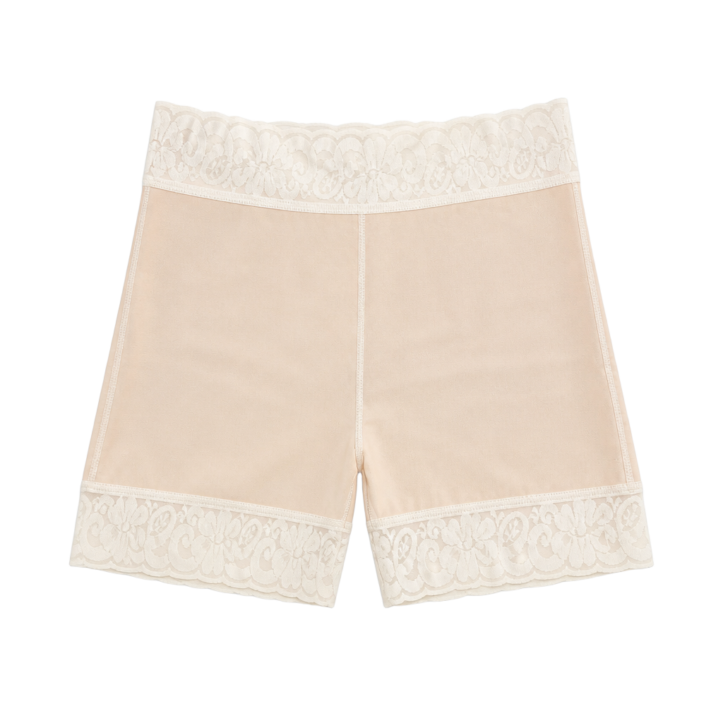 Moulé Shaping Shorts Beige Lace BBL Shapewear 1