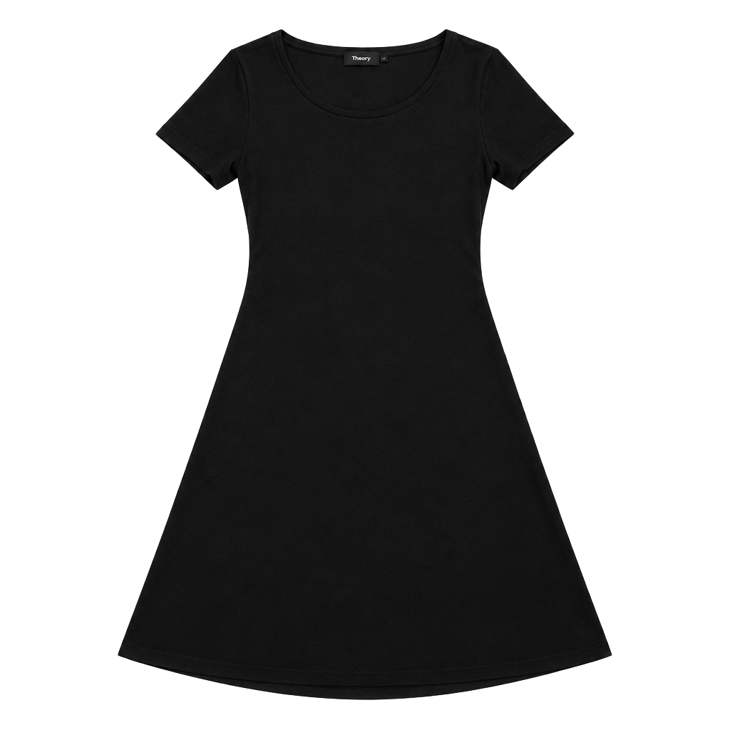 Theory Liliana S_Ranmire Knit Dress Size L Black 1