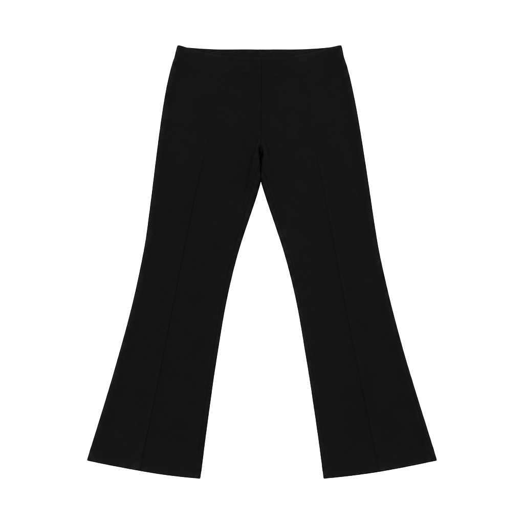 Adrianna Papell Pants Size 6 Black Flare Trousers 1