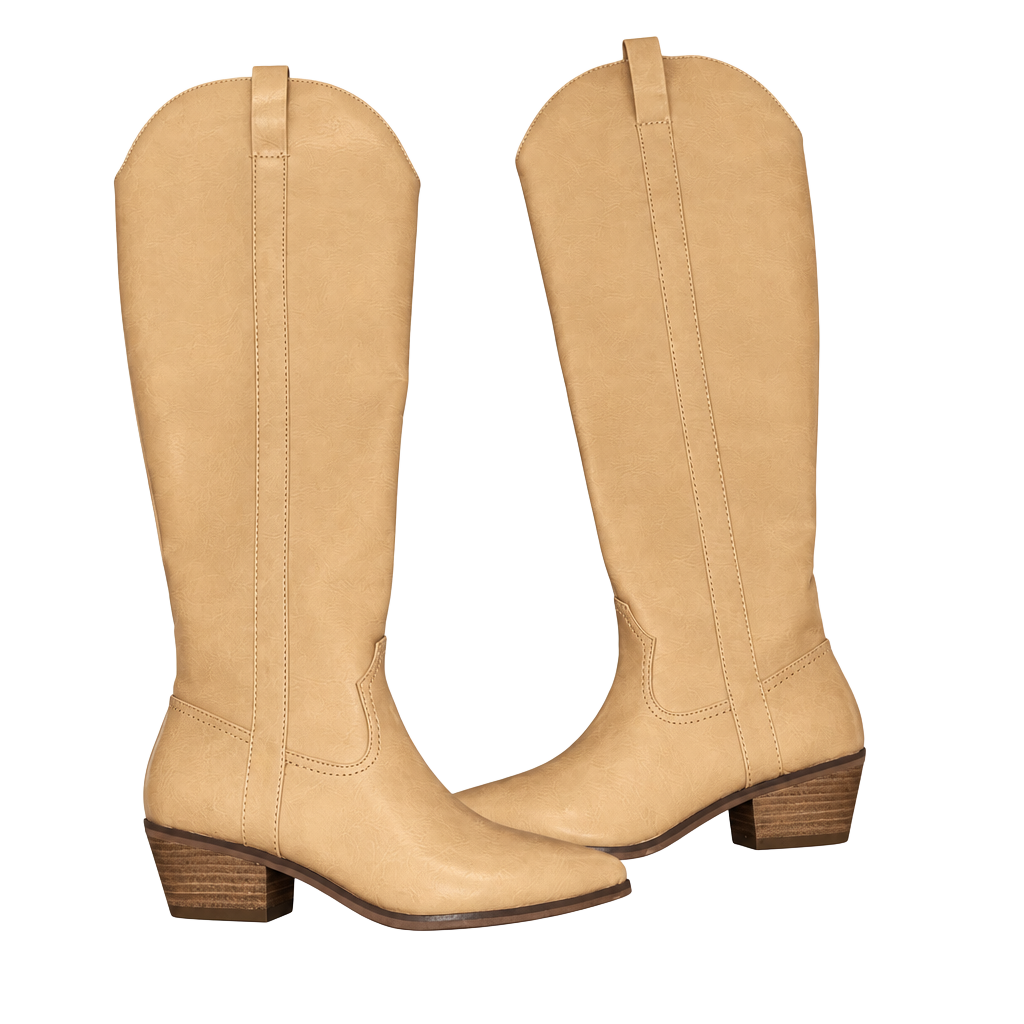 Tan Western Cowboy Boots 1