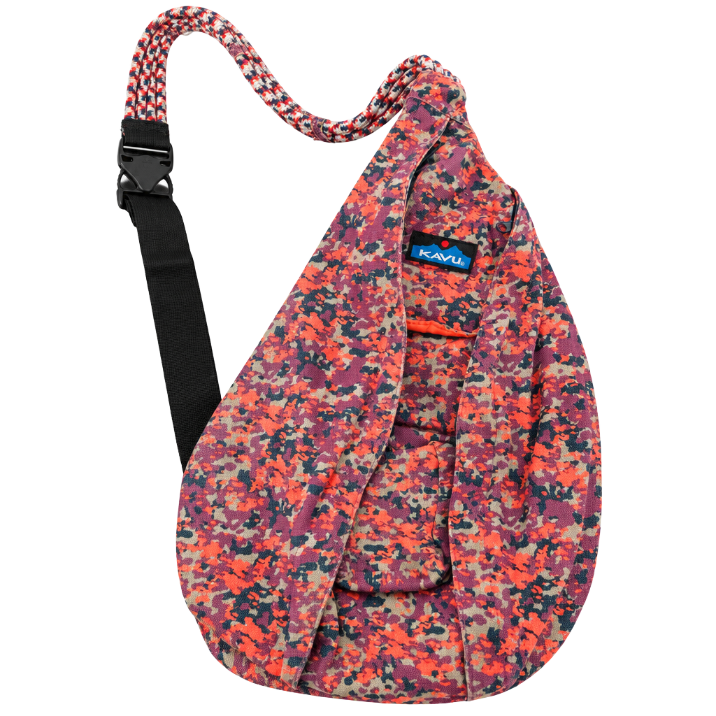 Kavu women’s sling bag pink camo standard size 1