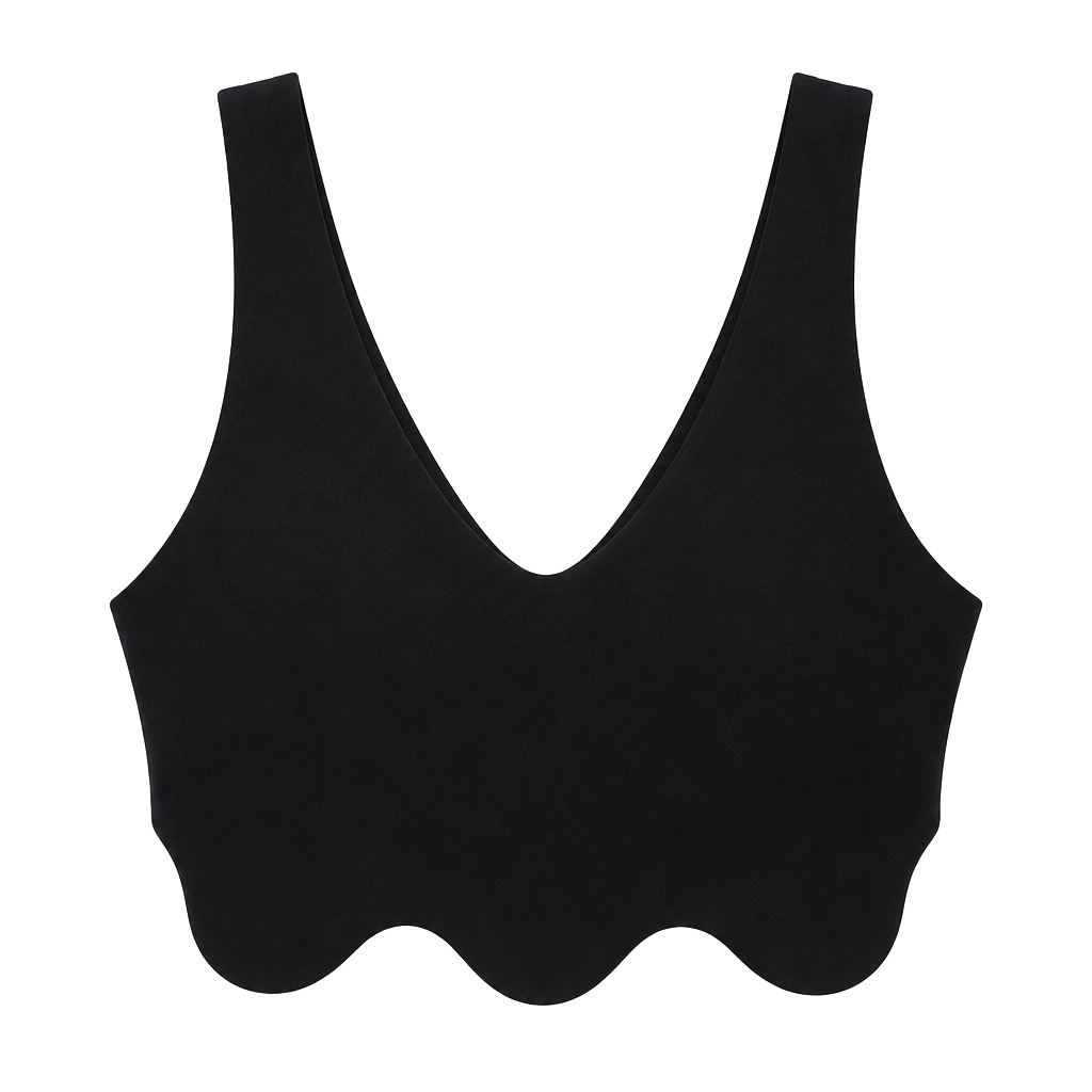 All In Motion Sports Bra Size M Black Athletic Crop 1