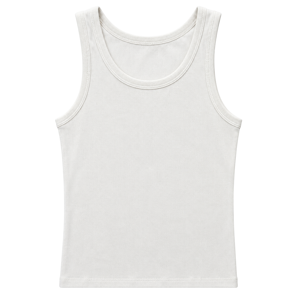Brand New All In Motion Support Tank Top Size M White Ribbed Racerback 1