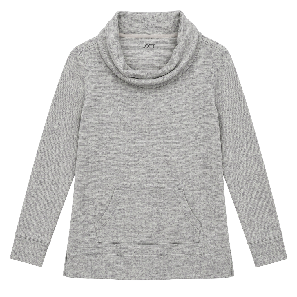 Loft Cowl Neck Sweatshirt Size M 1