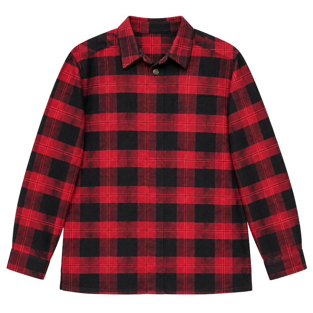 Columbia Sportswear Company Flannel Shirt XL Red Black Plaid Long Sleeve 1