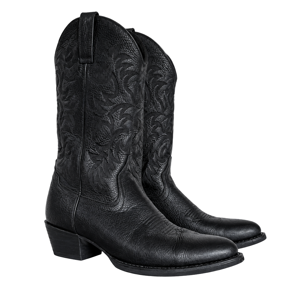 Ariat Heritage Western Boots Size 10.5D Black Leather 1