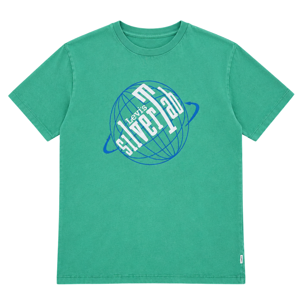 Levi's SilverTab T-Shirt Green Graphic Tee 1