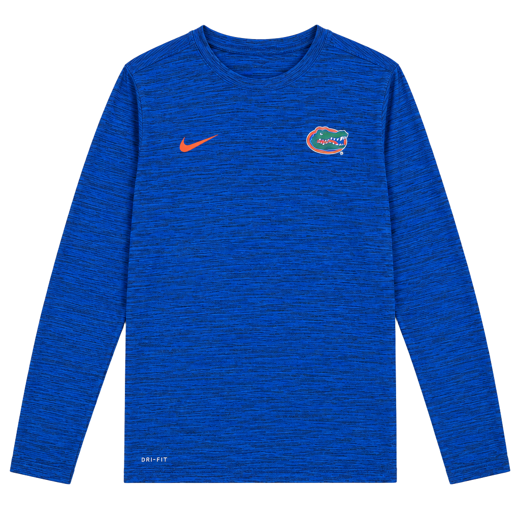 Nike Florida Gators Dri-FIT Long Sleeve Shirt Blue 1