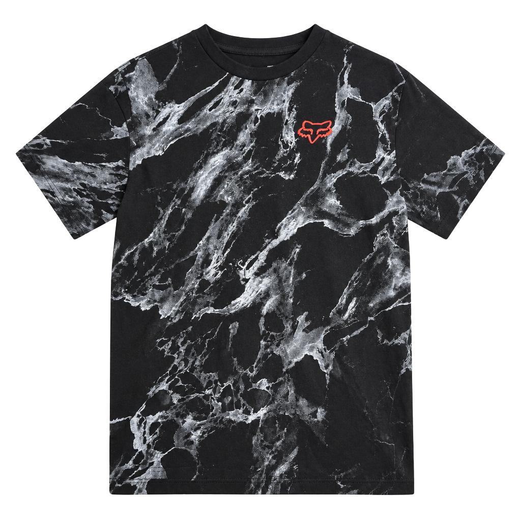 Fox Racing Karrera Head T-Shirt Size MD Black White Marble 1
