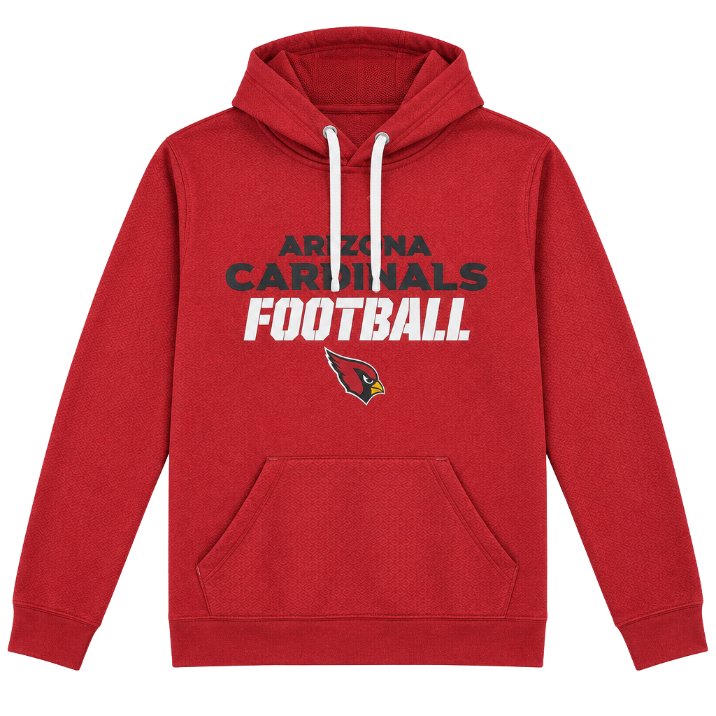 NFL Team Apparel Arizona Cardinals Hoodie Size S Red TX3 Warm 1