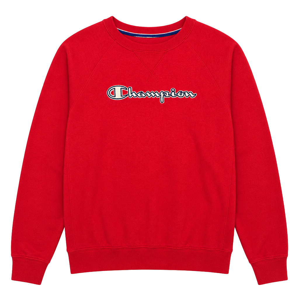 Champion Crewneck Sweatshirt Size M Red Authentic Athleticwear 1