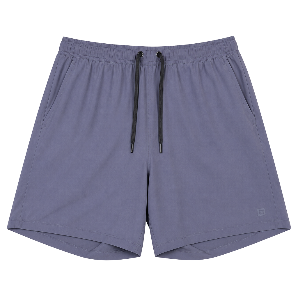 Layer 8 Qwick-Dry Men's Athletic Workout Shorts Gray Size Large 1