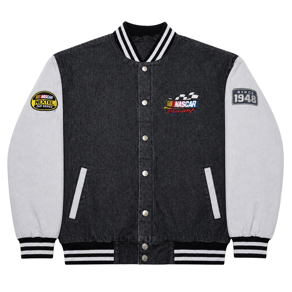 Racing Champions Nascar Varsity Jacket Size XL Vintage Cotton 1