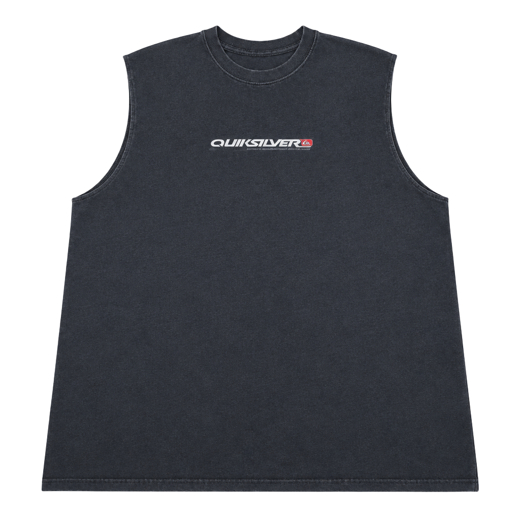Quiksilver Tank Top Size XXL Black Applied Boardriding Technologies 1