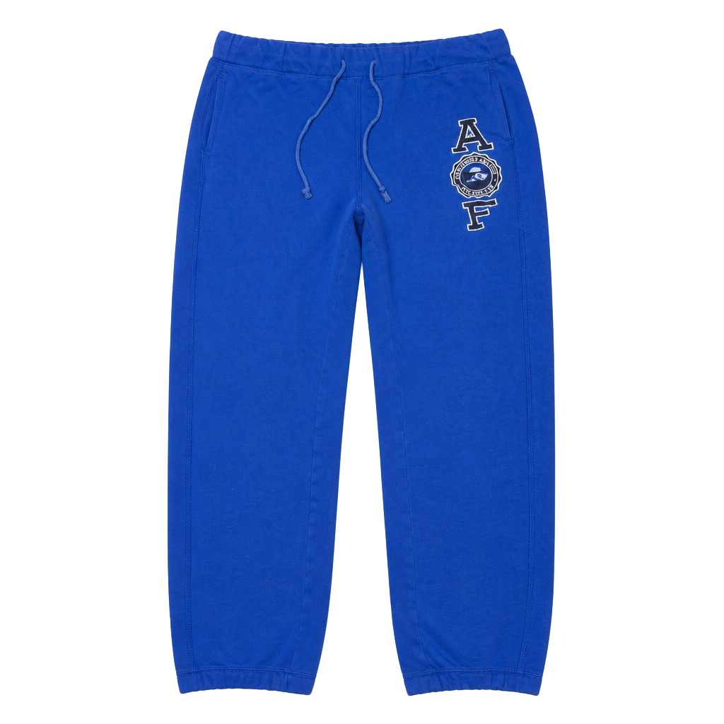 Abercrombie & Fitch Sweatpants Size M Blue A&F Athletic Club Logo Joggers 1