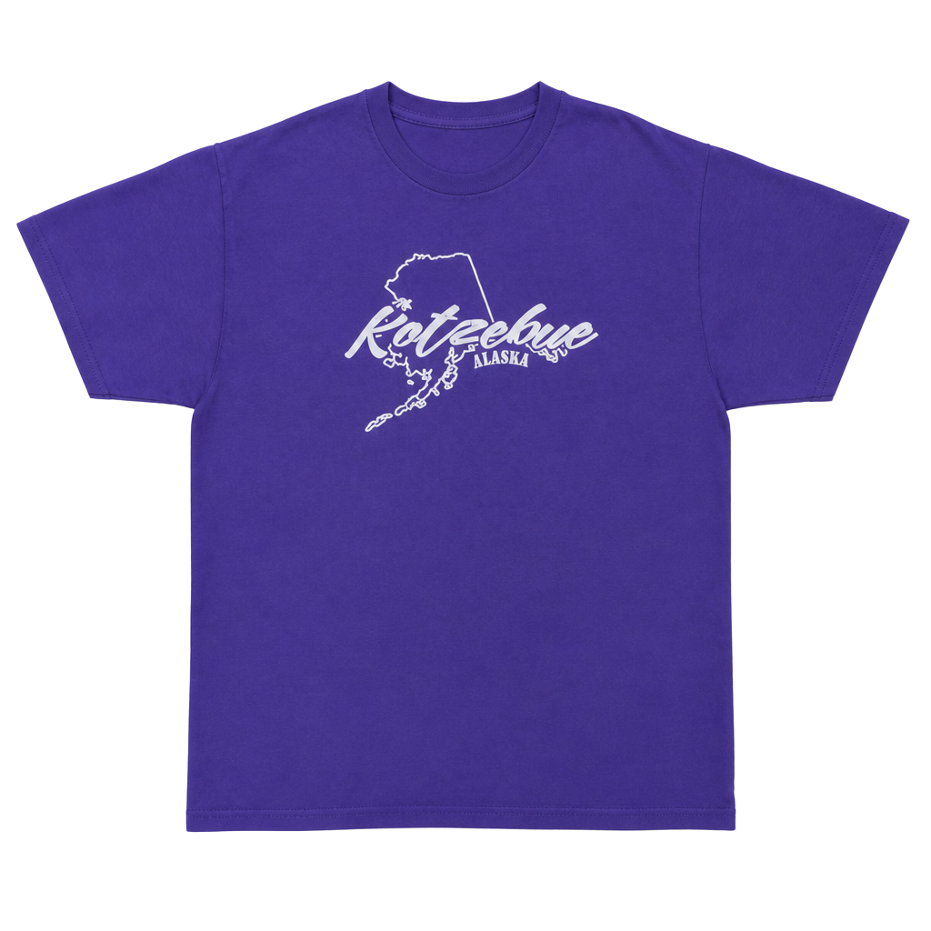 Kotzebue Alaska Purple Graphic T-Shirt 1