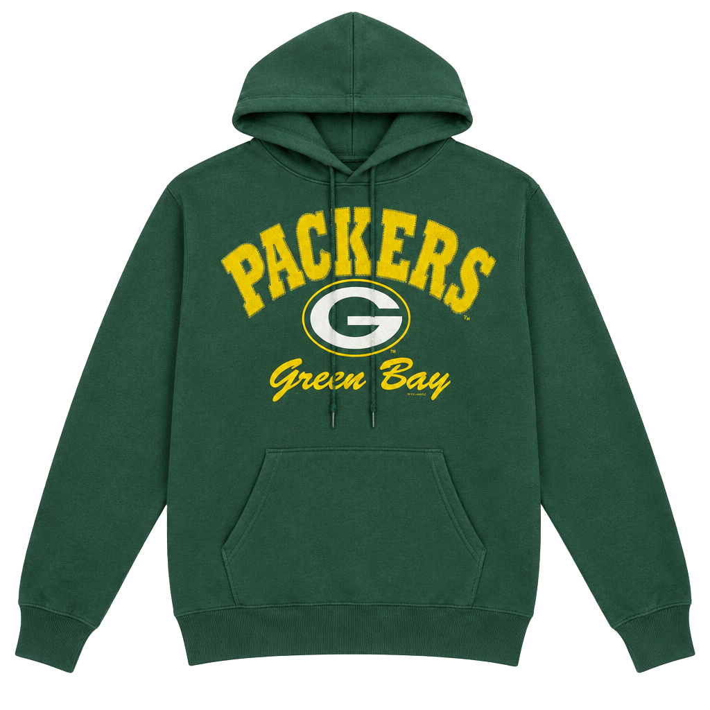 Lee Sport 1996 Green Bay Packers Hoodie Size L Green Vintage NFL Pullover 1