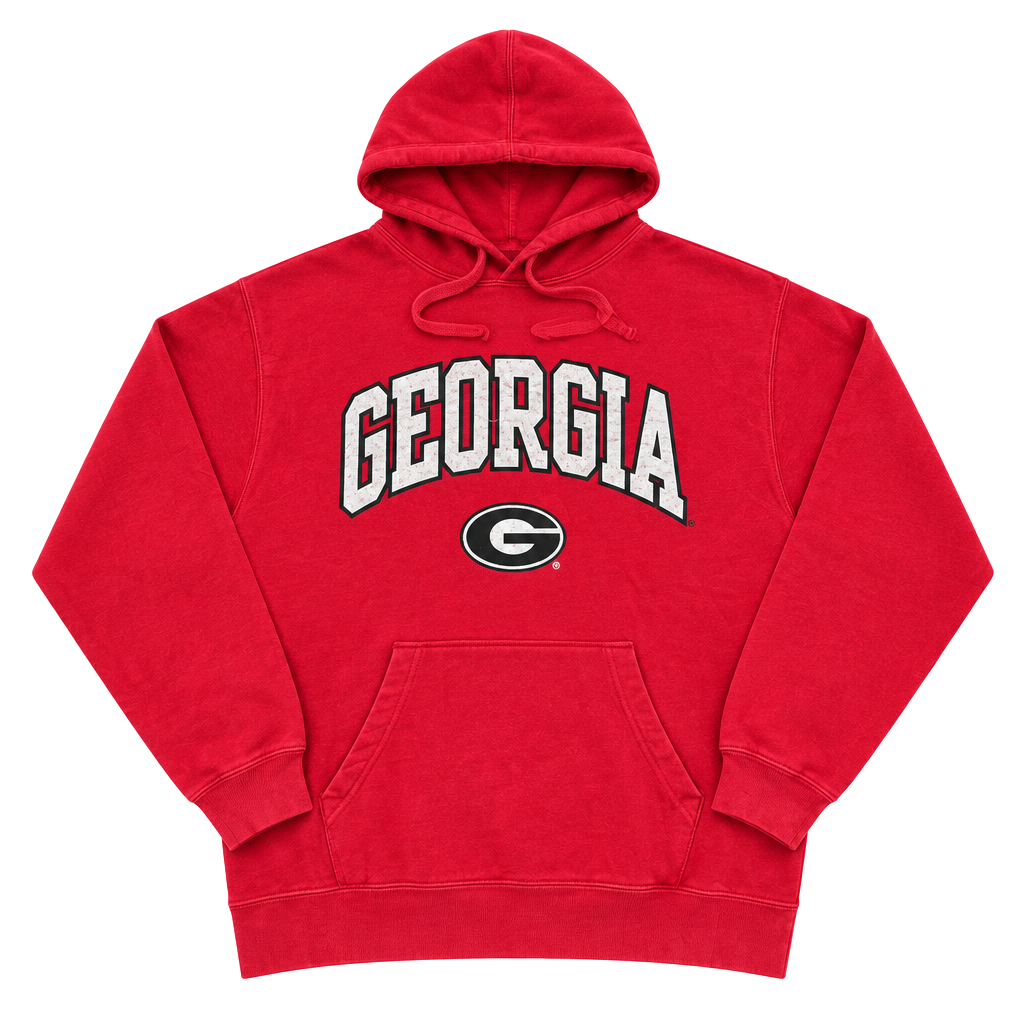 Heisman By Reebok Georgia Bulldogs Hoodie Red Size Small 1