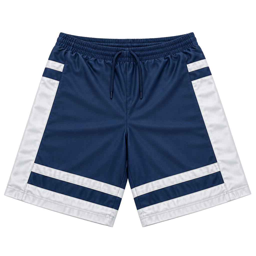 Nike Vintage Basketball Dazzle Shorts Blue White 1