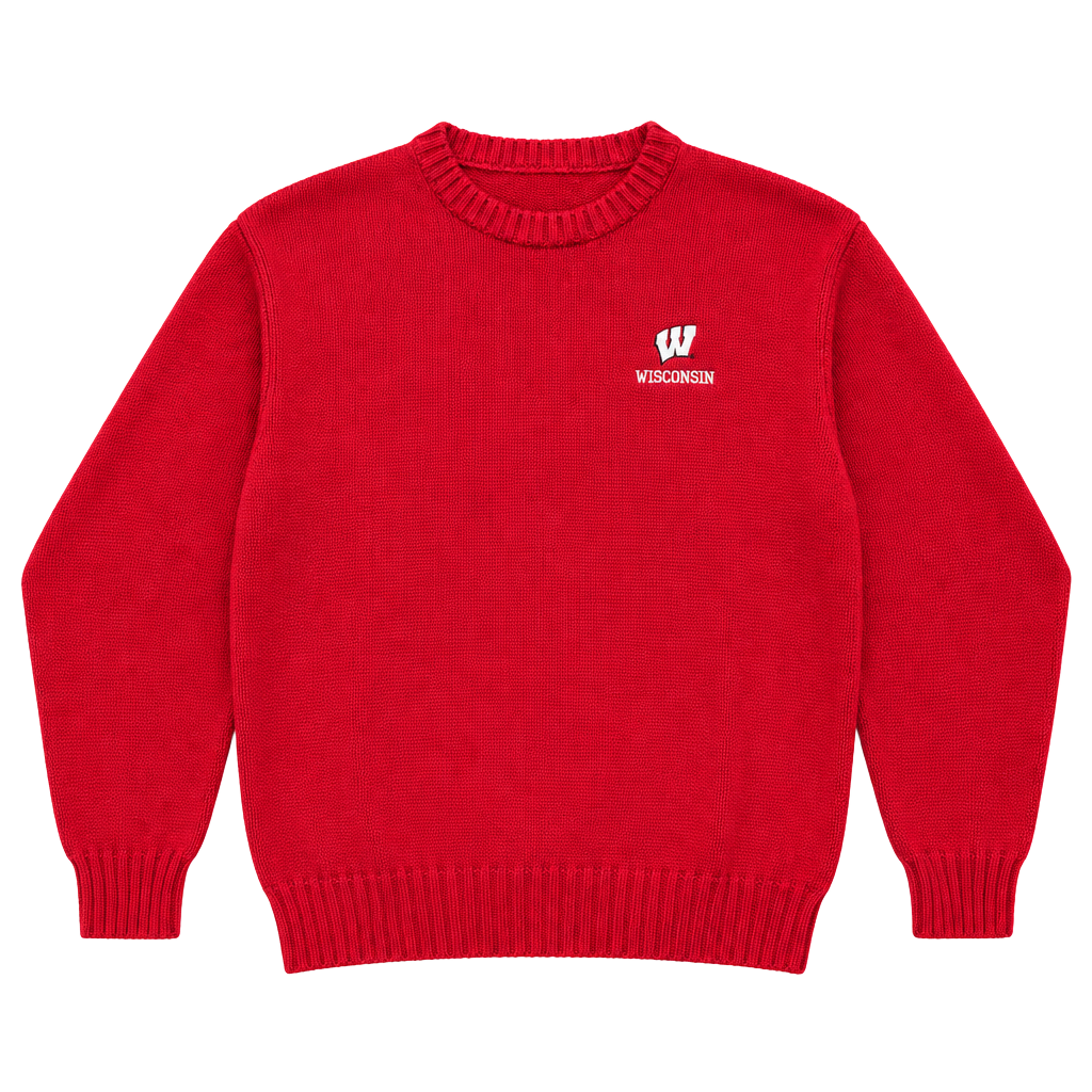 Antigua Wisconsin Sweater Size XL Red 1