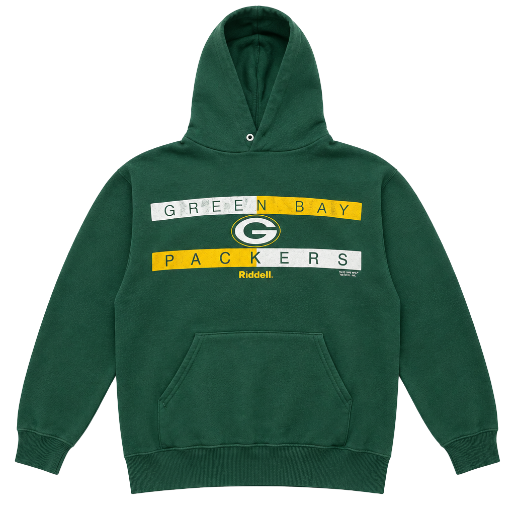 Jerzees Green Bay Packers 1998 Vintage Hoodie 1