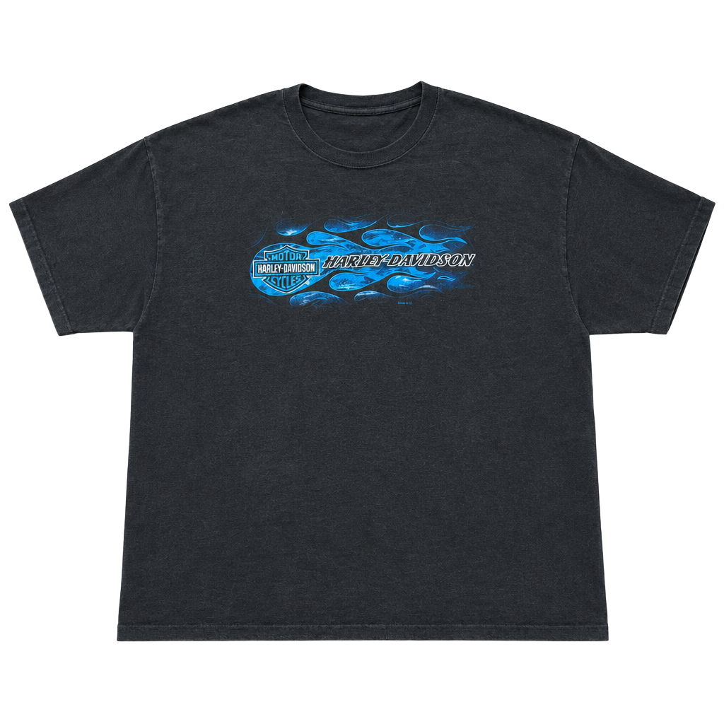 Harley Davidson Graphic T-Shirt Black Size 3XL 1