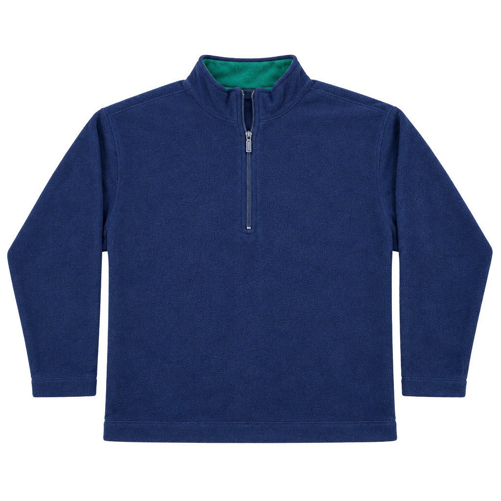 Eddie Bauer Quarter Zip Fleece Pullover Blue 1