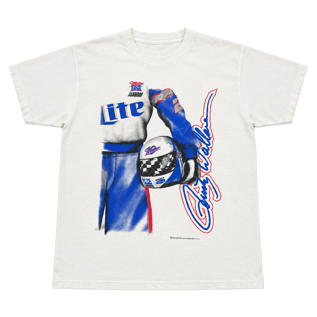 Vintage Rusty Wallace Miller Lite NASCAR T-Shirt 1