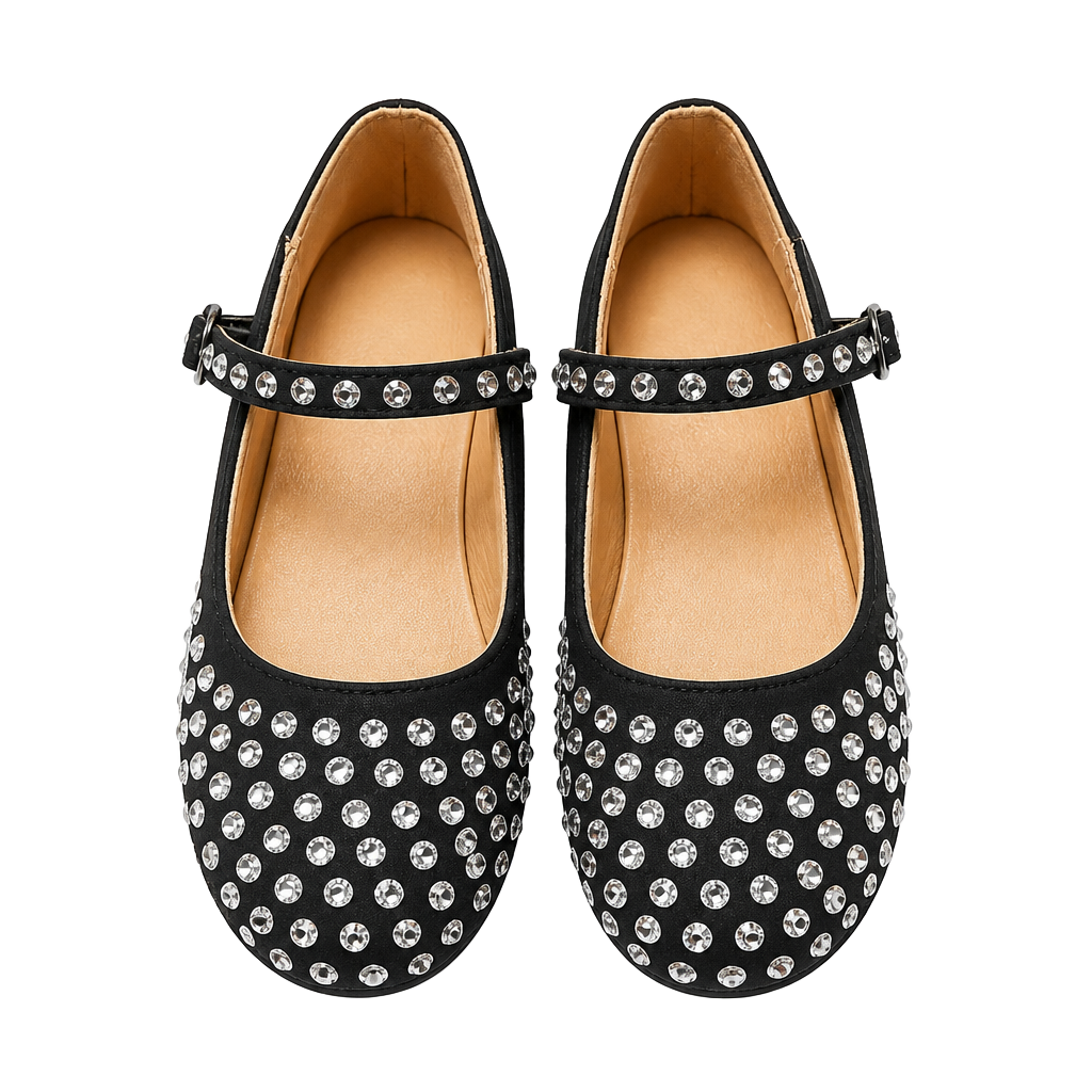 Mariana-Girls Flats Black shoes size 11 1