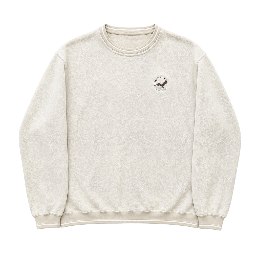 Vintage 90’s Retro Gear For Sports Sedgwick Eagle Embroidered Tan Sweater XL 1