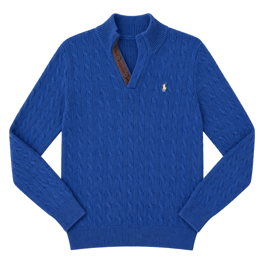 Vintage 90’s Rare Polo Ralph Lauren Festive Cable Knit Sweater 100% Tussah Silk 1