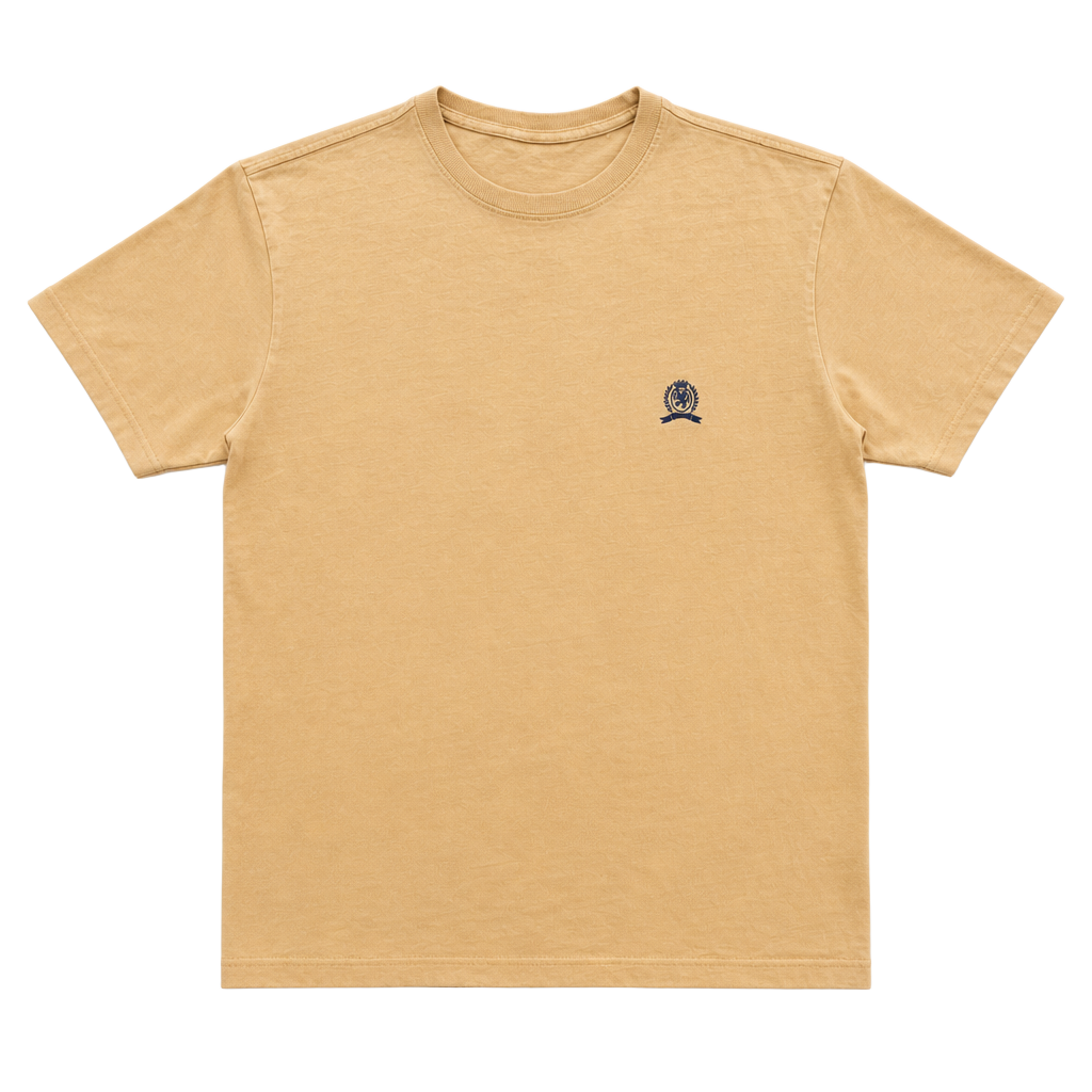 Vintage 90’s Tommy Hilfiger Embroidered Mustard Yellow T-Shirt Made in USA( M) 1