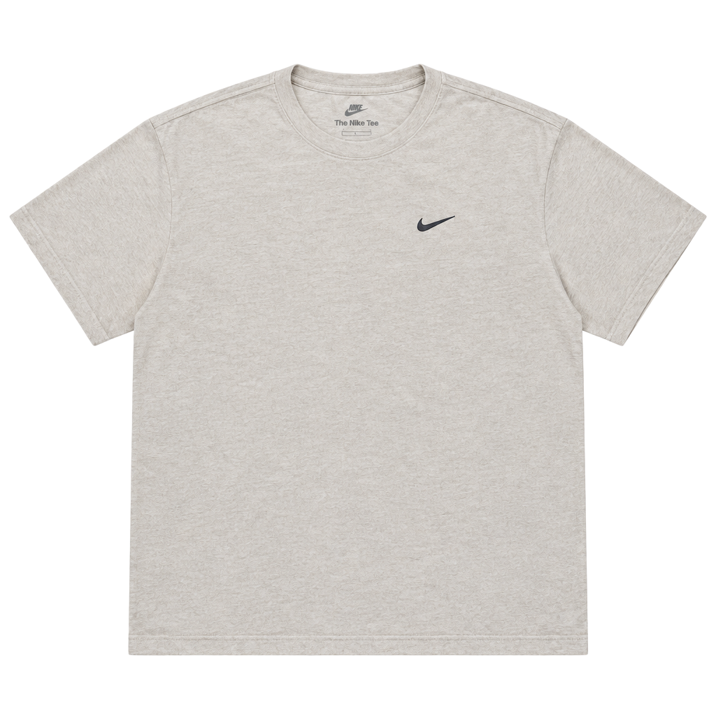 Nike The Nike Tee Size L Minimalist White T-Shirt Small Swoosh 1