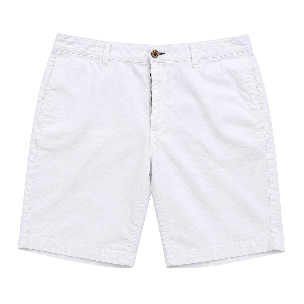 Taylor Vintage Greenwich 9 Inseam Slim Fit White Shorts 38 waist 1
