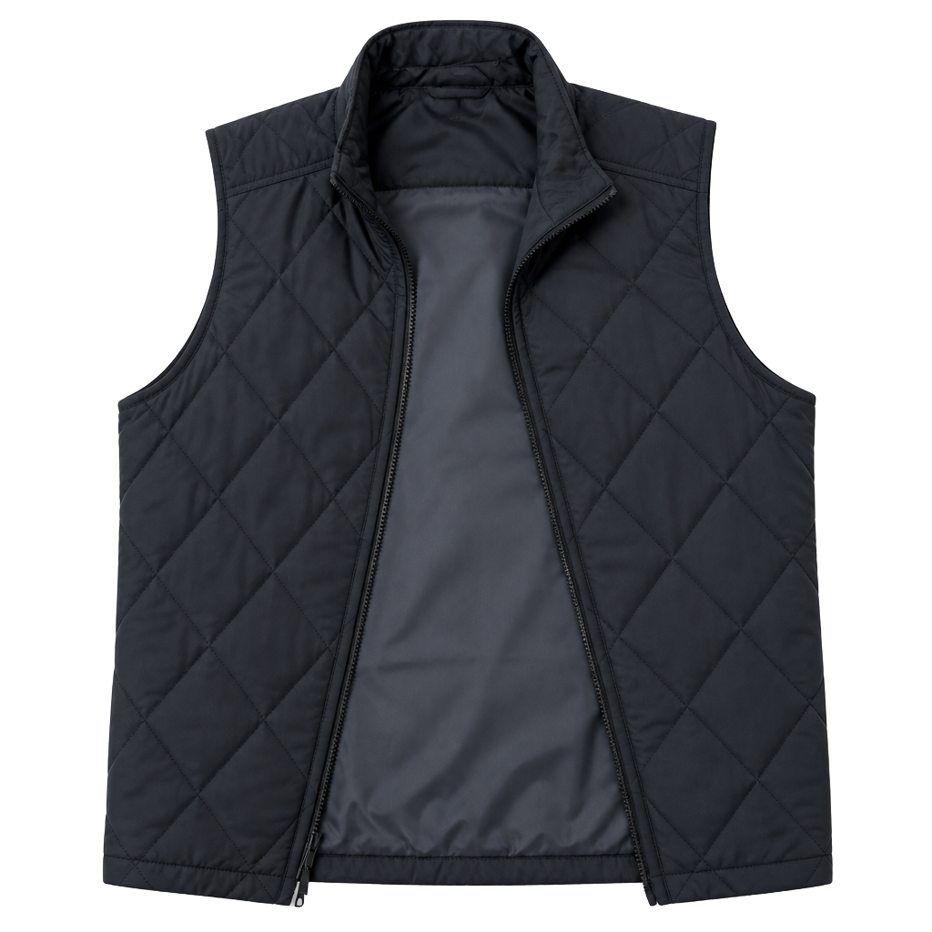 Goodfellow & Co. Men's Quilted Full Zip Lightweight Vest - Mens small 1