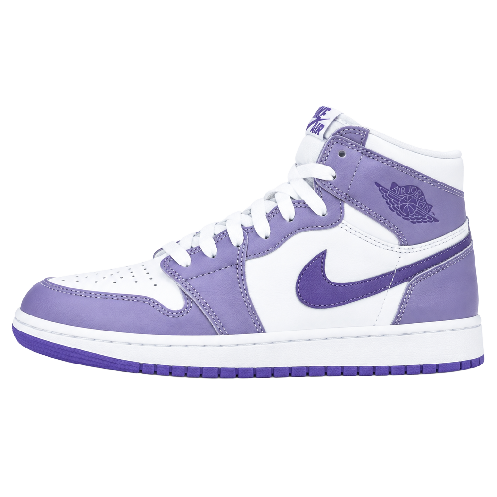 Air Jordan 1 Mid GS Size 5.5Y Dusty Amethyst Court Purple 1