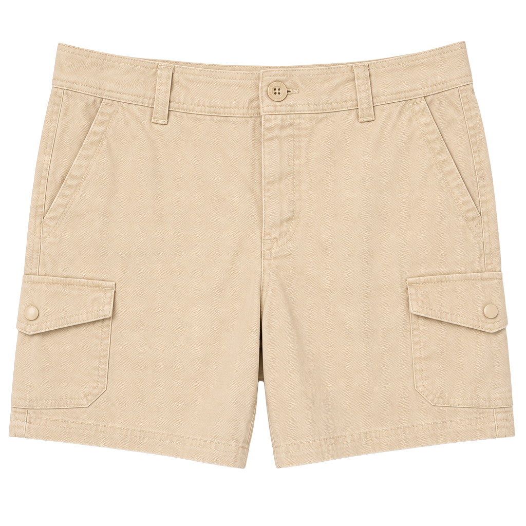 Eddie Bauer Women's Khaki Cargo Pocket Shorts Size 12 1