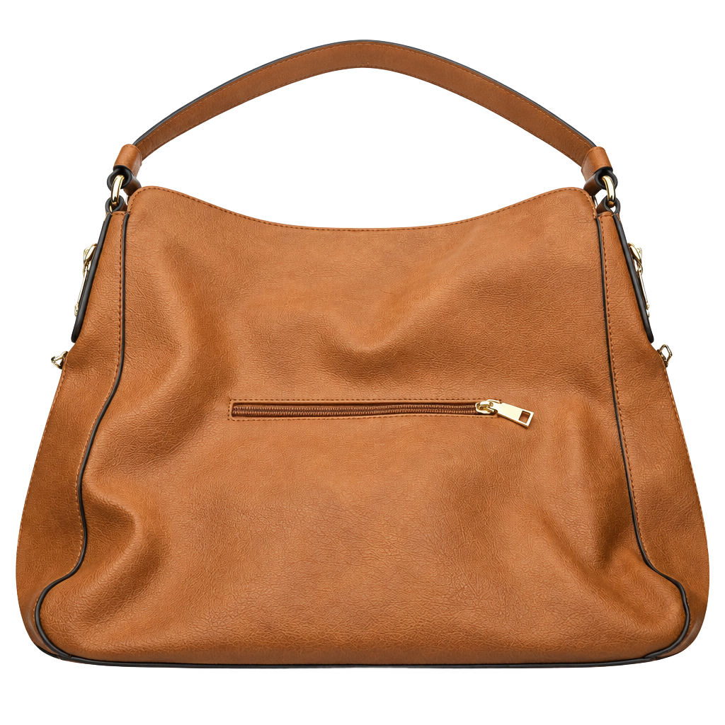 The Realer Brown Faux Leather Shoulder Bag 1