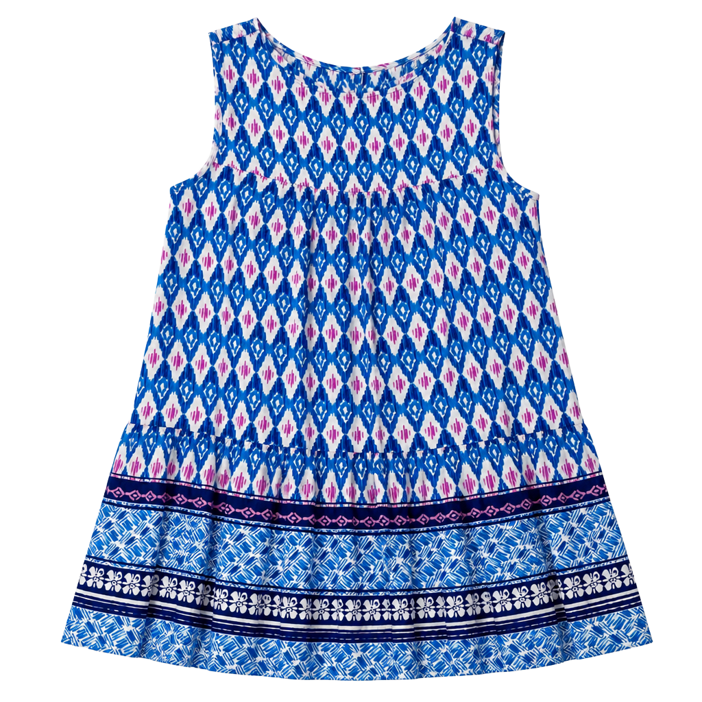 NWT Beachlunchlounge Lee Moroccan Tile Sleeveless Peplum Top 1