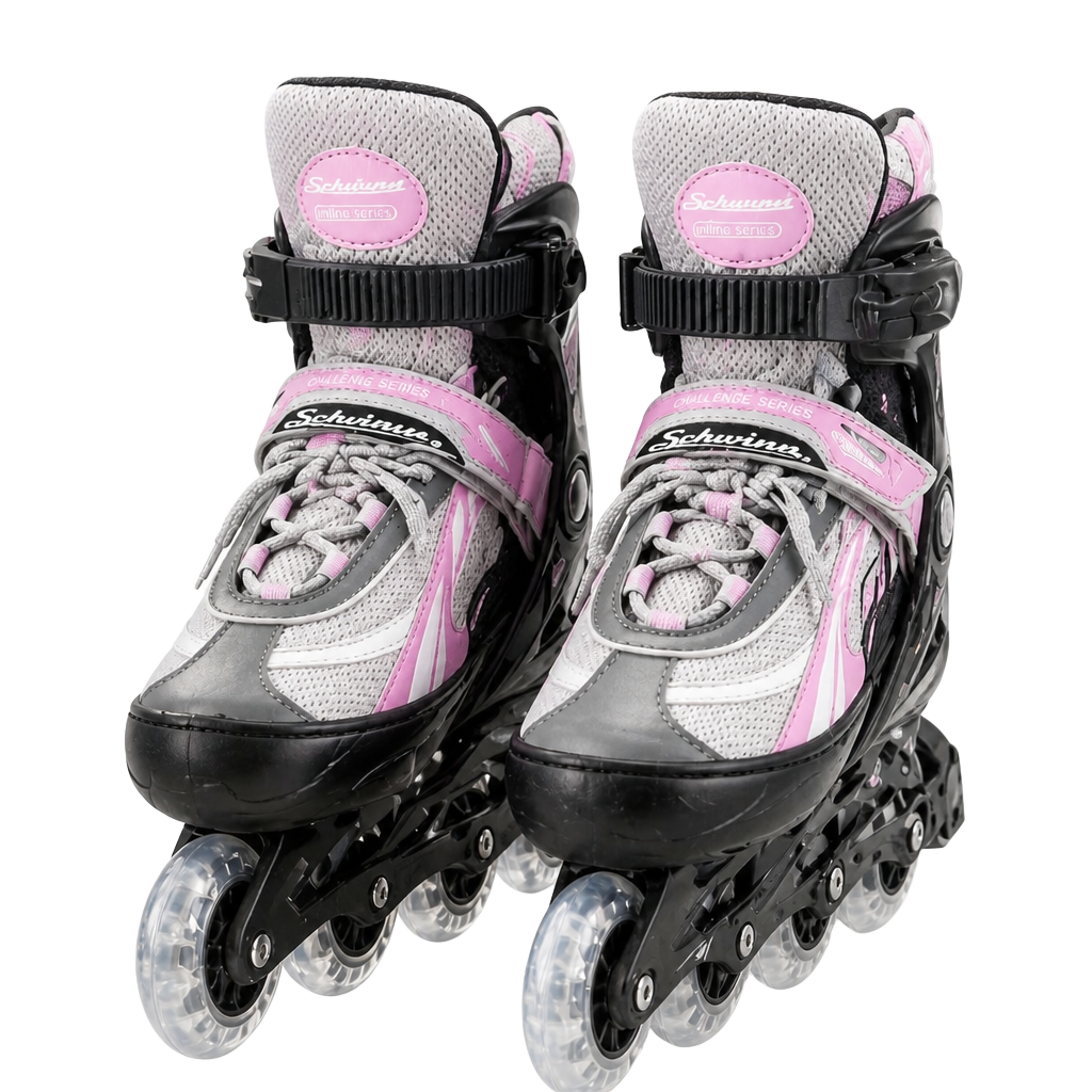 Schwinn Challenge Series Adjustable Inline Skates, Pink/Grey 1