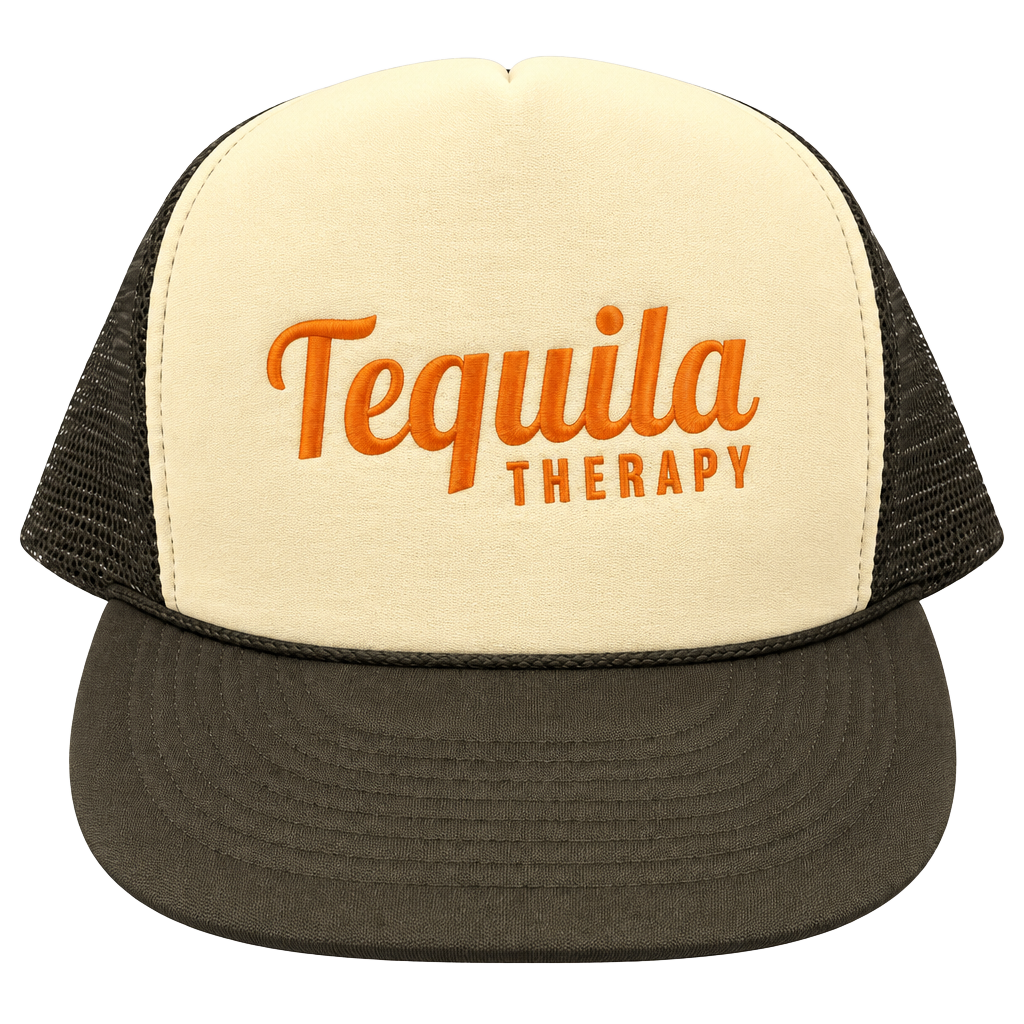 Tequila Therapy Trucker Hat
One Size Fits Most Black White
Brand-Cobra 1