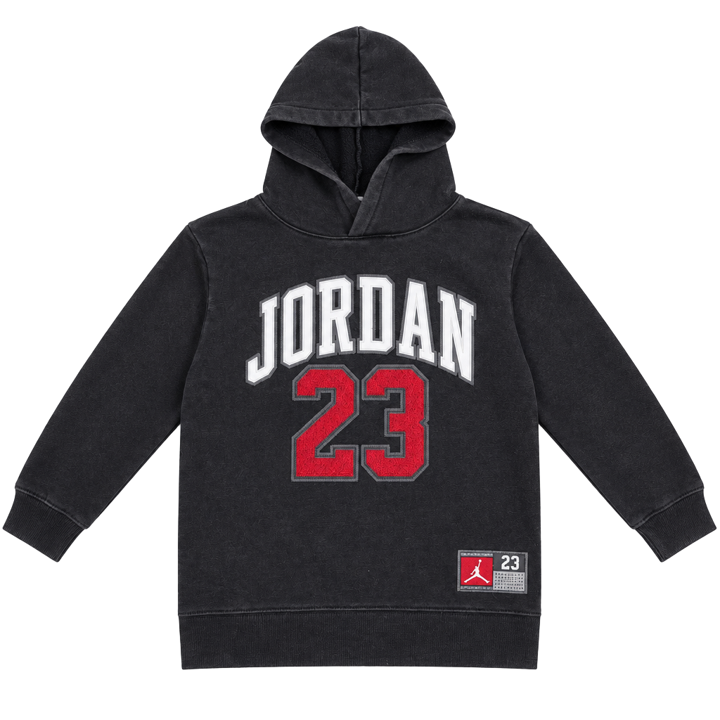 Youth Jordan 23 Hoodie Black 1