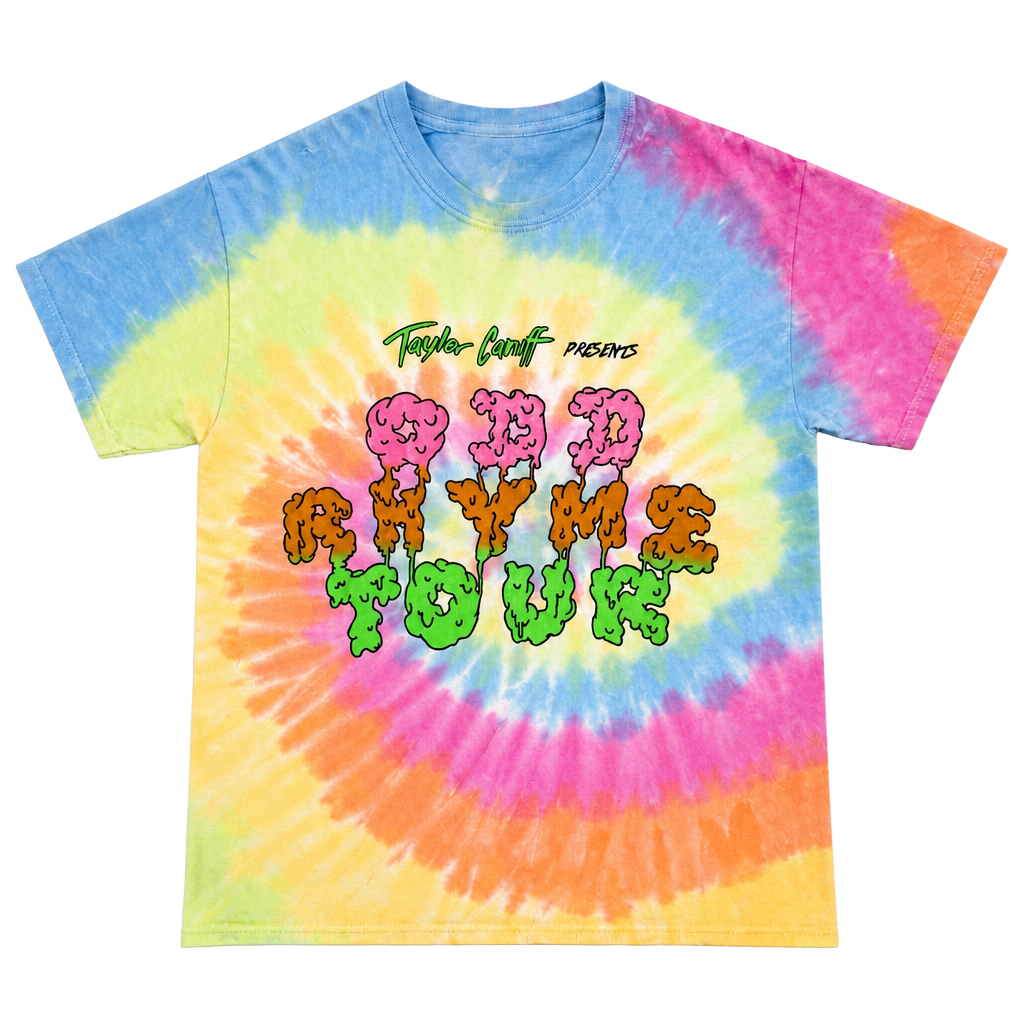 Taylor Caniff T-Shirt 2015 Odd Rhyme Tour Tie Dye 1