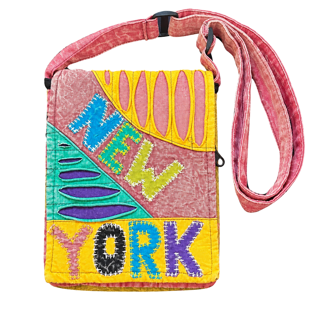 Boho New York Patchwork Crossbody Bag 1