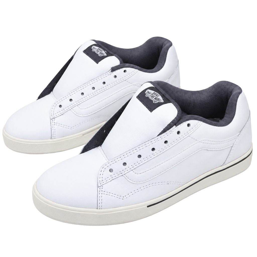 Vans ol Skool Vintage White Low Top Skate Shoes 1