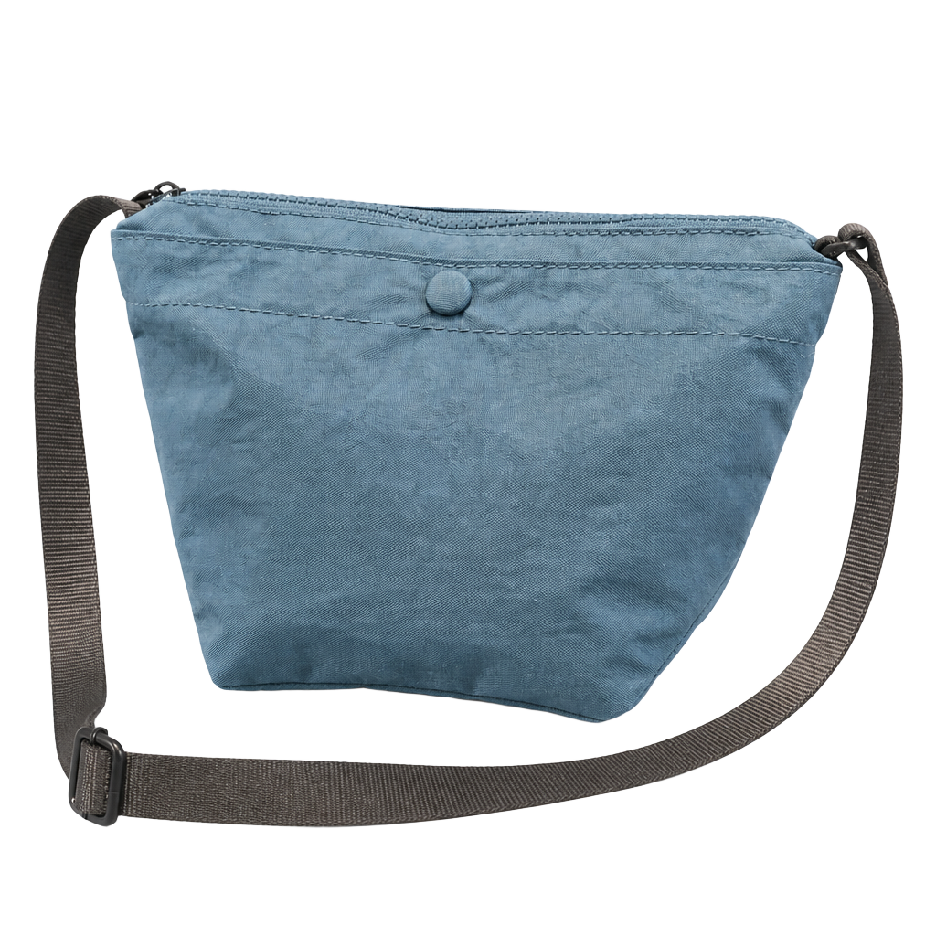 Street Level Blue Nylon Crossbody Bag Adjustable Strap NWT Lightweight Water 1