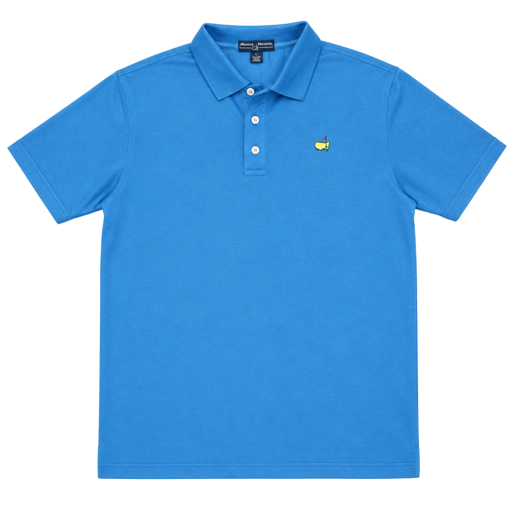 Augusta National Masters Tournament Polo Shirt Size L Blue Pima Cotton 1